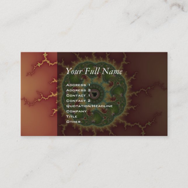 Carte De Visite Matilda21a - Art fractal (Devant)