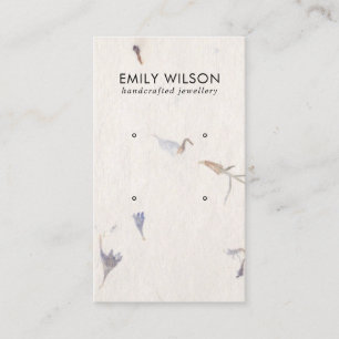 CARTE DE VISITE MAUVE PETAL FABRIQUÉ PAPIER 2 ÉTUDIANT DE RESTAU