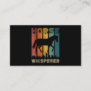 Carte De Visite mb Vintage Horse Whisperer Funny Animal Raising Lo