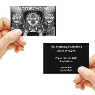 Carte De Visite Mécanicien Moto Cool