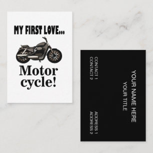 Carte De Visite Mécanicien moto Service de réparation moto