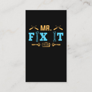 Carte De Visite Mécanicien père artisan Drôle réparateur