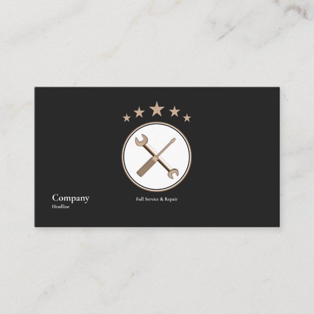 Carte De Visite Mécanique (Devant)