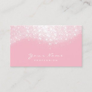 Carte De Visite Mèche blanche de maquilleur de parties