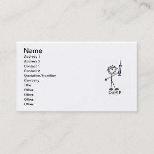 Carte De Visite Médecin Bâtonnet de Base