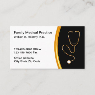 Carte De Visite Médecin de pratique Médicale de la famille class