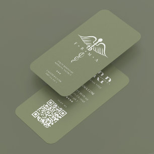Carte De Visite Médecin Infirmier Pharmacien Sage Minimal Médical
