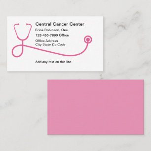 Carte De Visite Médecin oncologue du cancer