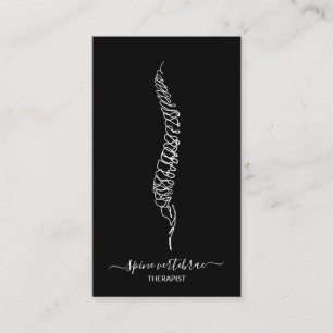 Carte De Visite médecin orthopédique hôpital vertèbres de la colon