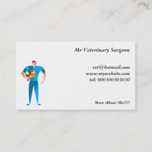 Carte De Visite Médecin vétérinaire