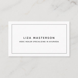 Carte De Visite Médecine alternative minimale pour la guérison bla