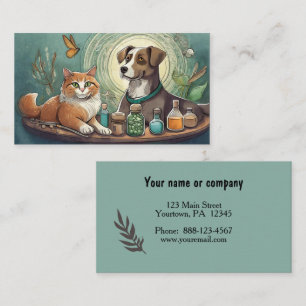 Carte De Visite Médecine holistique animale