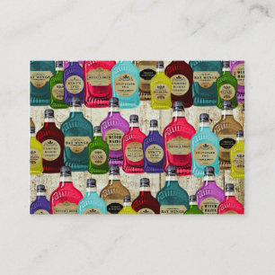 Carte De Visite Médecine Homme Potion magique Apothécaire Bouteill