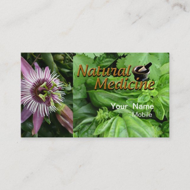 Carte De Visite Médecine naturelle (Devant)