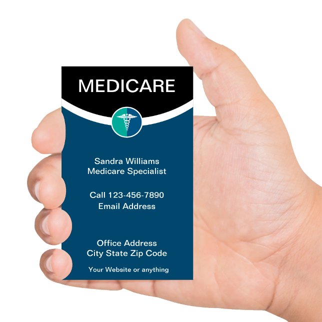 Carte De Visite Medicare Specialist Médicale Healthcare (Créateur téléchargé)