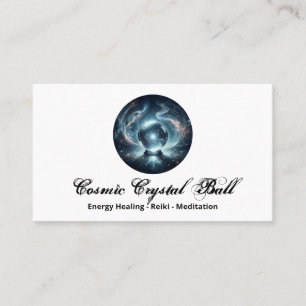 Carte De Visite Méditation de boule de cristal Energy Reiki