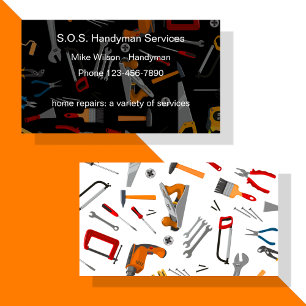 Carte De Visite Meilleur design d'outils d'homme à tout faire