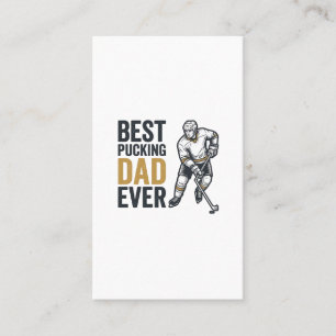 Carte De Visite Meilleur Papa de Hockey de Tous les Temps Concepti