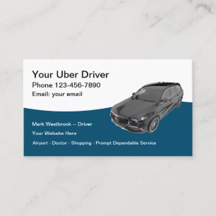 Carte De Visite Meilleur service de taxi de réservation de trajet