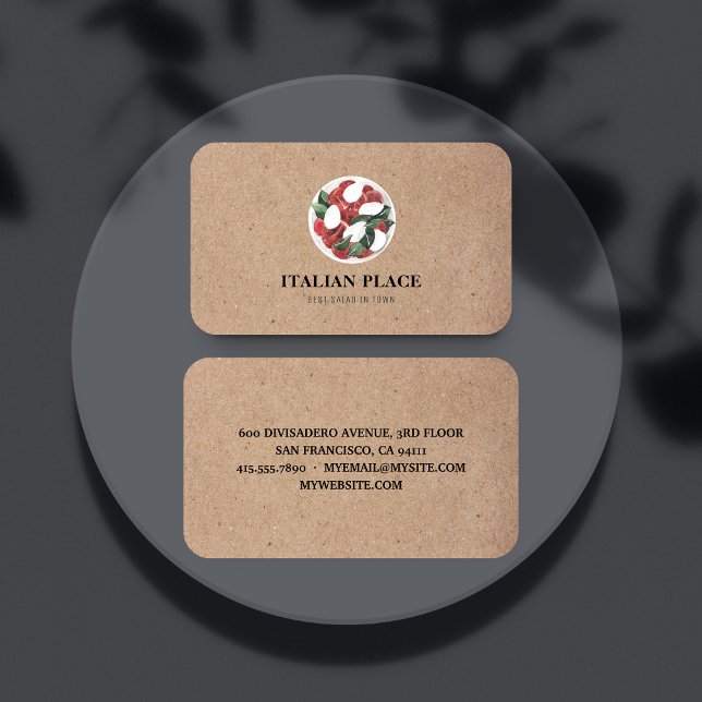 Carte De Visite Meilleure Salade Moderne En Town Professionnel (Créateur téléchargé)