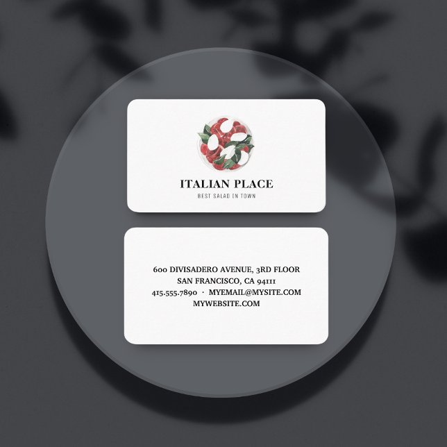 Carte De Visite Meilleure Salade Moderne En Town Professionnel (Créateur téléchargé)