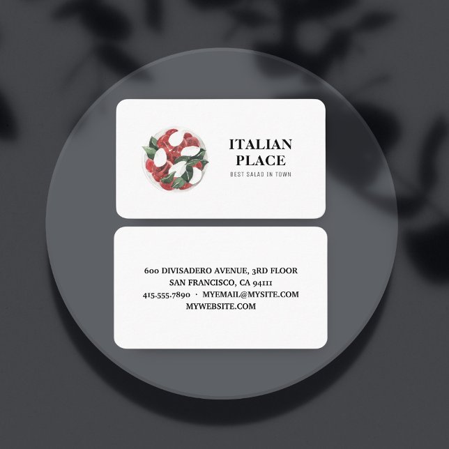 Carte De Visite Meilleure Salade Moderne En Town Professionnel (Créateur téléchargé)