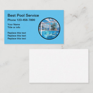 Carte De Visite Meilleures piscines et service