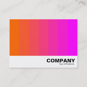 Carte De Visite Mélange de couleurs - Orange à Magenta