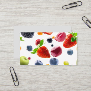 Carte De Visite Mélange de Fruits