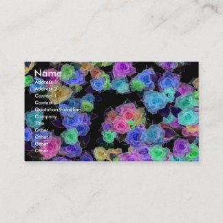 Carte De Visite Mélange Rose