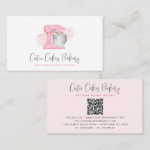 Mélangeur de cuisine code QR rose pastel Chef pâti