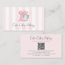 Mélangeur de cuisine rose pastel Code QR Rayures B