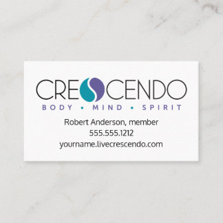 Carte De Visite Membre de crescendo