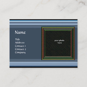 Carte De Visite MEMOIRE VIBRANTE3 MONOGRAMME gemme rouge