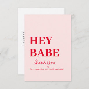 Carte de visite Merci