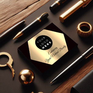 Carte De Visite Merci Pour Acheter Le Logo Personnalisé Gold