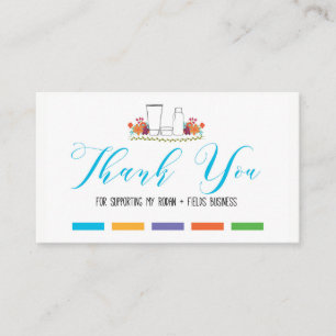 Carte De Visite Merci pour soutenir mes affaires de rf
