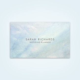 Carte De Visite Mère bleu clair de Pearl Minimaliste