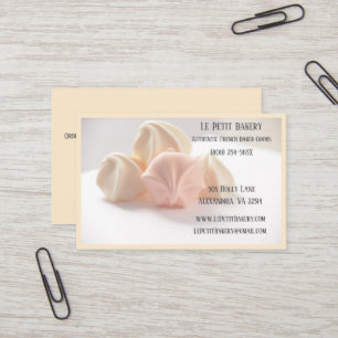 Carte De Visite Merengue Boulangerie boulangerie Pâtisserie Cuisin