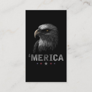 Carte De Visite Merica Eagle 4 juillet USA Patriotique