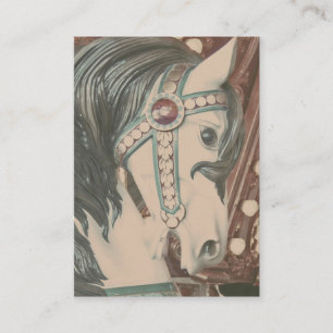 Carte De Visite Merry-go-Round Horse Faux Photographie Vintage