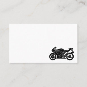 Carte De Visite Messager de messager de la livraison de cavalier