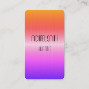 Carte De Visite Métal en acier inoxydable cool #4