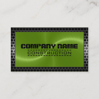 Carte De Visite Métal inoxydable métallique Bordure en acier moder