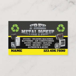 Carte De Visite Metal Pick up Business Cards - English-Spanish