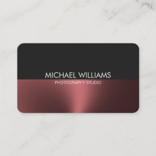 Carte De Visite Métal Poli élégant Professionnel