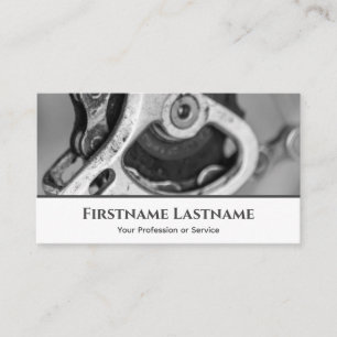 Carte De Visite Métal vélo pignon pour Bicycle Repair Shops