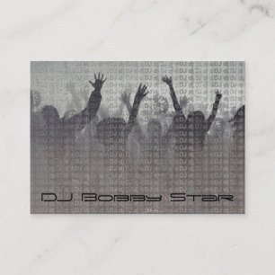 Carte de visite métallique frais du DJ