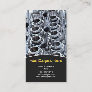 Carte De Visite Métallurgiste d'ingénieur de matériaux