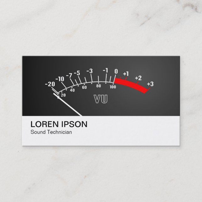 Carte De Visite Mètre 02 de vu (Devant)